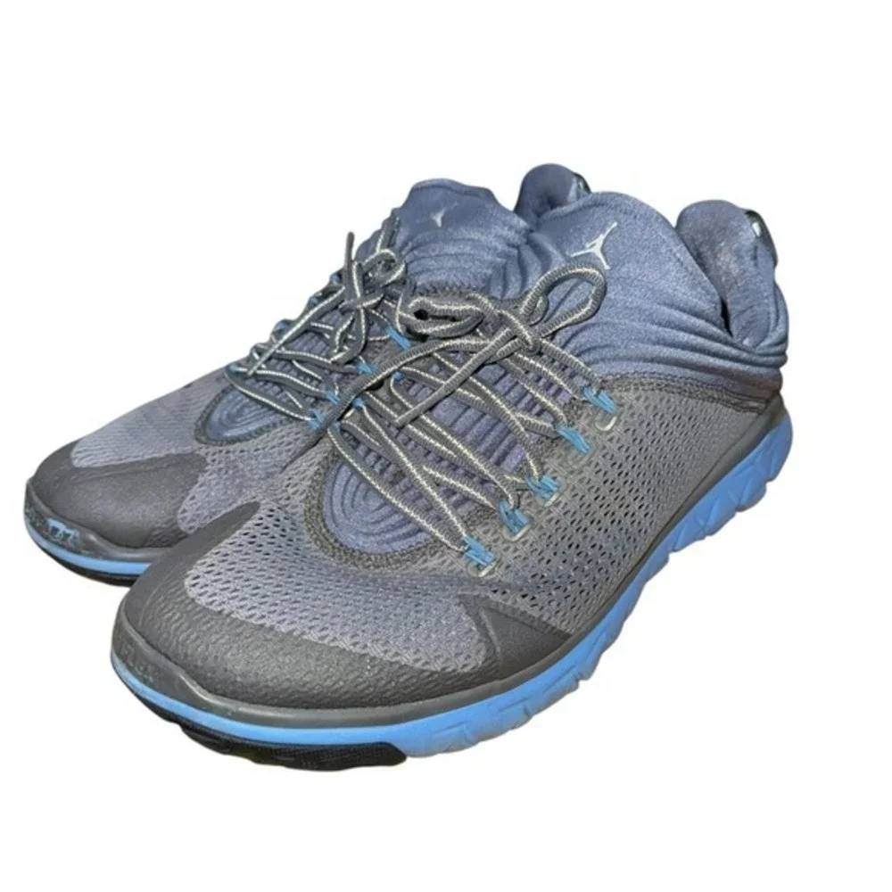 Air Jordan Flightflex Mens 11 Pre-Owned Blue University Shoe Sneakers 654268-006